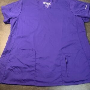 Grey's Anatomy Vivid Purple Scrub Top